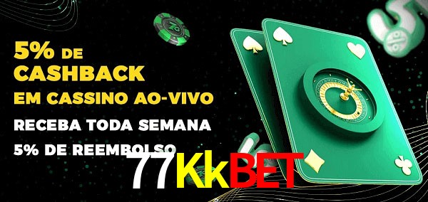 Promoções do cassino ao Vivo 77Kkbet